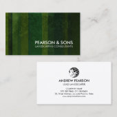 ランドスキャパー造園ガーデナー 名刺 (正面/裏面)