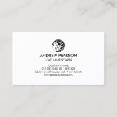 ランドスキャパー造園ガーデナー 名刺 (裏面)