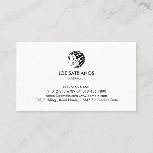 ランドスキャパー造園ガーデニング 名刺 (裏面)