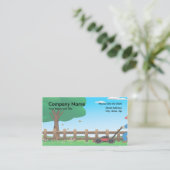 ランドスケア・ビジネス・カード 名刺 (スタンド正面)