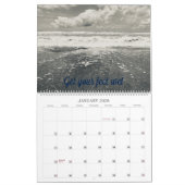 ランドスケースグレースケールインスピレーションカラーカレンダー カレンダー (1月 2026)