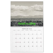 ランドスケースグレースケールインスピレーションカラーカレンダー カレンダー (2月 2026)