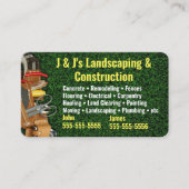 ランドスケープおよび建築名刺 名刺 (正面)