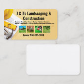 ランドスケープおよび建築名刺 名刺 (正面/裏面)