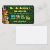 ランドスケープおよび建築名刺 名刺 (正面/裏面)