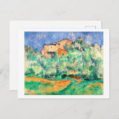 ランドスケープと家,セザンヌ ポストカード (正面/裏面)