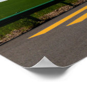 ランドスケープと絵を描道路線 ポスター (角)