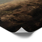 ランドスケープのトスカーナのソフトカラー ポスター (角)