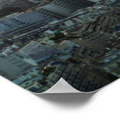 ランドスケープのポスター – Dawn in Parisエッフェルタワー ポスター (角)