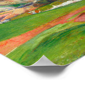 ランドスケープアットルポウドゥバイポールゴーギャン ポスター (角)