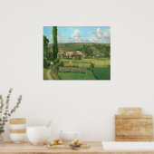 ランドスケープアットレパティスカミーリピサロファインアート ポスター (キッチン)