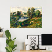 ランドスケープアットヴェテウイルオーギュストルノアールファインアート ポスター (ホームオフィス)