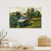 ランドスケープアットヴェテウイルオーギュストルノアールファインアート ポスター (キッチン)