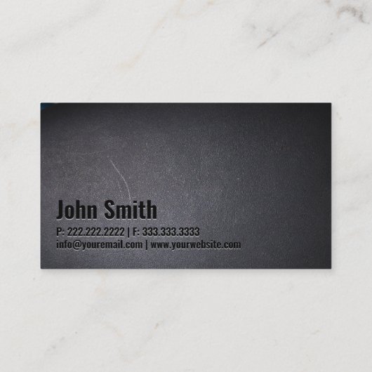 ランドスケープアーキテクト造園はっきりしたブラック 名刺 (裏面)