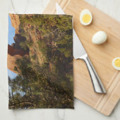 ランドスケープアーチアットアーチズナショナルパーク キッチンタオル (四つ折り)