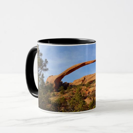 ランドスケープアーチアットアーチズナショナルパーク マグカップ (正面左)
