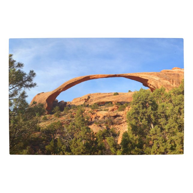 ランドスケープアーチアットアーチズナショナルパーク メタルプリント (正面)