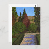 ランドスケープアートツリーズパーク絵画ズ ポストカード (正面/裏面)