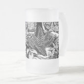 ランドスケープアートビールグラススタンレーパークエコアートマグ フロストグラスビールジョッキ (正面右)