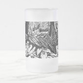 ランドスケープアートビールグラススタンレーパークエコアートマグ フロストグラスビールジョッキ (中央)