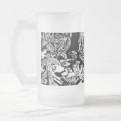 ランドスケープアートビールグラススタンレーパークエコアートマグ フロストグラスビールジョッキ (左)