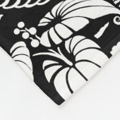 ランドスケープアートブランケットB&Wカナダフォレストブランケット フリースブランケット (角)