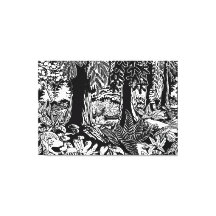 ランドスケープアートプリントB & Wアートキャンバスプリント