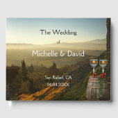 ランドスケープアートワイナリーワインテーマズ結婚ゲストブック ゲストブック (正面)