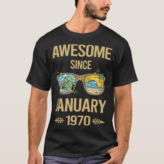 ランドスケープアート – 1970年1月 Tシャツ (正面)