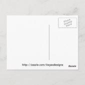 ランドスケープア絵画ートズレインストームチニーファームハウス ポストカード (裏面)