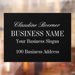 ランドスケープウィンドウデカールクリングズビジネスホーム ウィンドウサイン