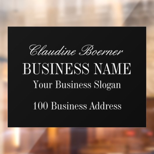 ランドスケープウィンドウデカールクリングズビジネスホーム ウィンドウサイン (シート2)