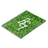 ランドスケープガードナーグリーングラスイニシャル ノートブック (左側)