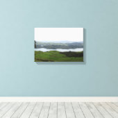 ランドスケープコロマンデル半島ニュージーランド キャンバスプリント (インサイチュ (ウッドフロア))