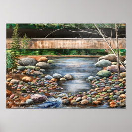 ランドスケープザブルックオリジナルハ絵を描ンド ポスター