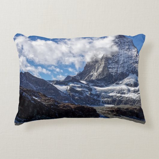 ランドスケープスイスマターホルンマウンテン アクセントクッション (正面)