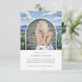 ランドスケープスカイメモリアル写真悔やみや弔慰葬儀 サンキューカード (スタンド正面)