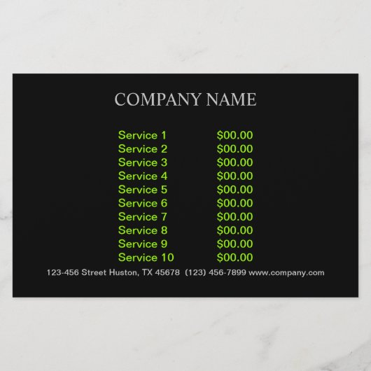 ランドスケープデザイナーの芝生気に造園 チラシ (裏面)