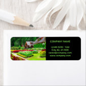 ランドスケープデザイナーの芝生気に造園 ラベル (インサイチュ)