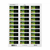 ランドスケープデザイナーの芝生気に造園 ラベル (フルシート)