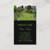 ランドスケープデザイナーの芝生気に造園 名刺 (正面)