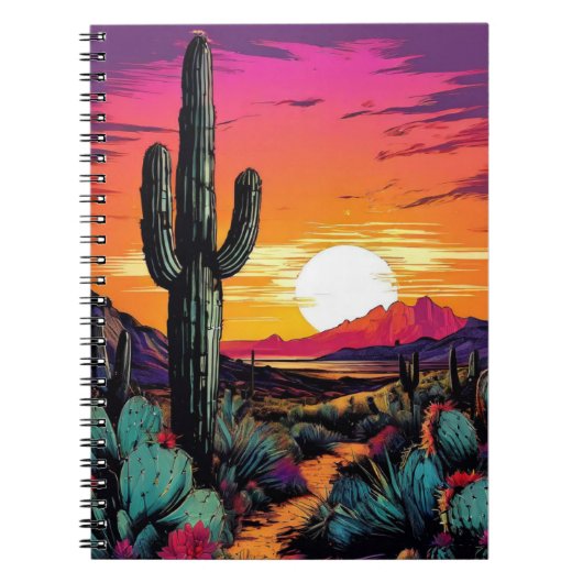 ランドスケープデザートアート | ノートブックのジャーナル ノートブック (正面)