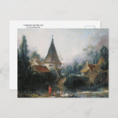 ランドスケープニアボーヴァイスバイフランソワブーシャーポストカ ポストカード (正面/裏面)