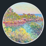 ランドスケープニアモンテカルロ(by Claude Monet) セラミックノブ<br><div class="desc">このデザインは絵画、クロード・モネの作品を取り上げ、モナコのモンテカルロにある緑の植物と海辺の青い水の美しい風景を映し出し、太陽が地平線に沈み、色の空を作り出す数々の。明らかに絵を描印象派のスタイルだ。クロード・モネ絵画は1883年に完成した。</div>