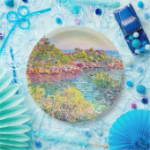 ランドスケープニアモンテカルロ(by Claude Monet) ペーパープレート (パーティー)