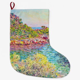 ランドスケープニアモンテカルロ(by Claude Monet) ラージクリスマスストッキング