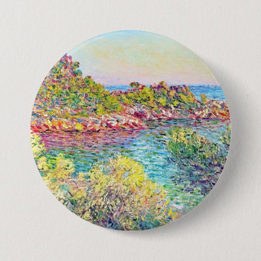 ランドスケープニアモンテカルロ(by Claude Monet) 缶バッジ (正面)