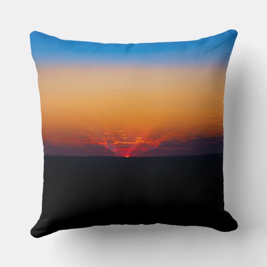 ランドスケープビューティフルコロラドサンライズ クッション (裏面)