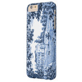 ランドスケープブルービクトリアンホーム Case-Mate iPhoneケース (裏面左)