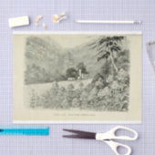 ランドスケープマウンテンフラワーズエフェメラデクページ 薄葉紙 (クラフト)